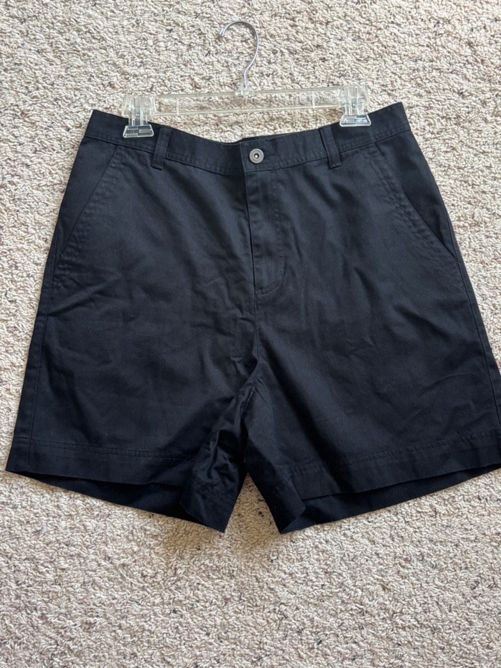 Liz Claiborne Liz Wear Black High Waist Women's Cotton Shorts Women’s 12